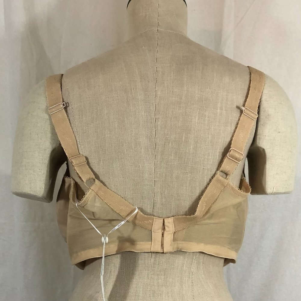 NWT Elomi Etta Size US 38N UK 38JJ Tan Nude Bra Convertible Racerback Bandless - Picture 4 of 5